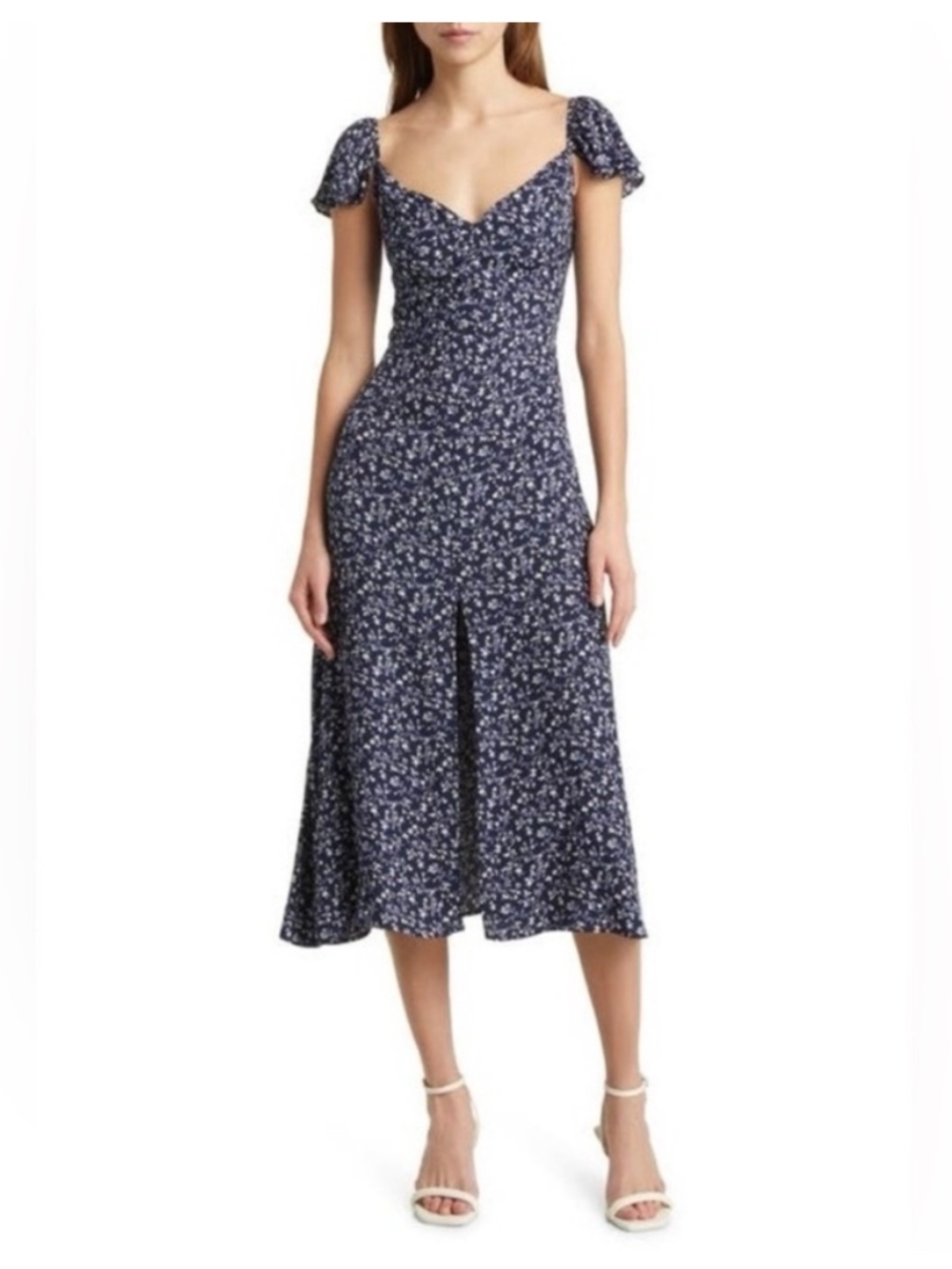New reformation Baxley midi floral dress